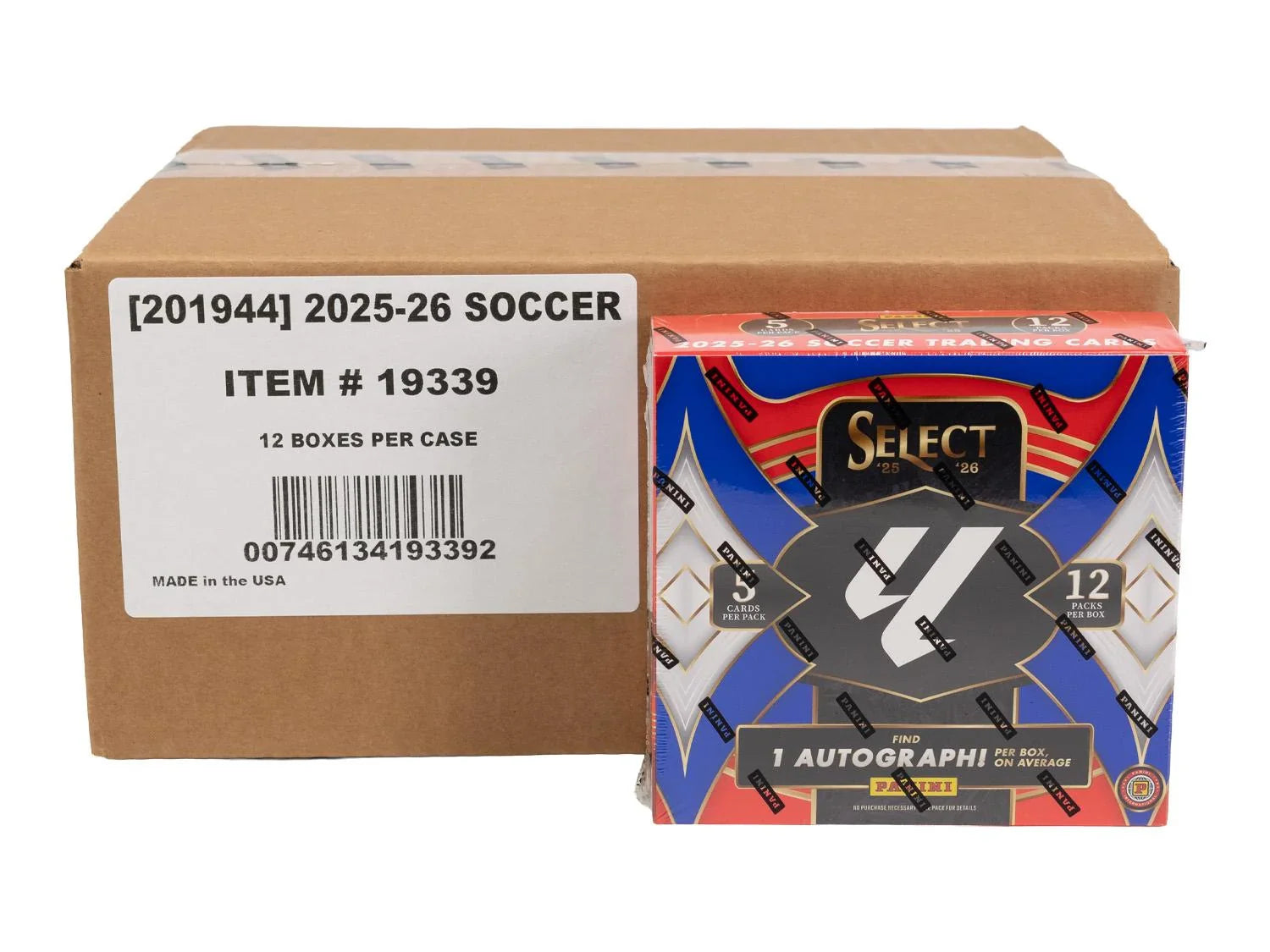 2025 26 Panini Select La Liga Soccer Hobby International 12 Box Case (Ships Sealed Only)