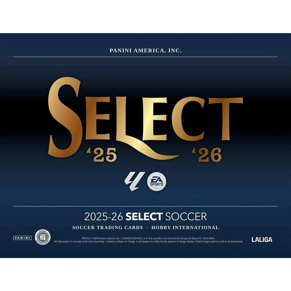 2025 26 Panini Select La Liga Soccer Hobby International 12 Box Case (Ships Sealed Only)