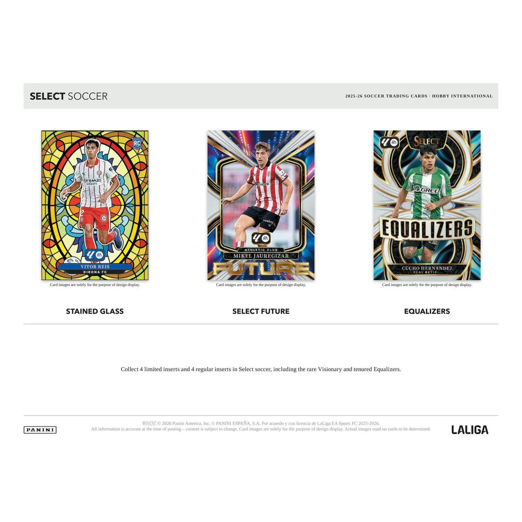 2025 26 Panini Select La Liga Soccer Hobby International 12 Box Case (Ships Sealed Only)