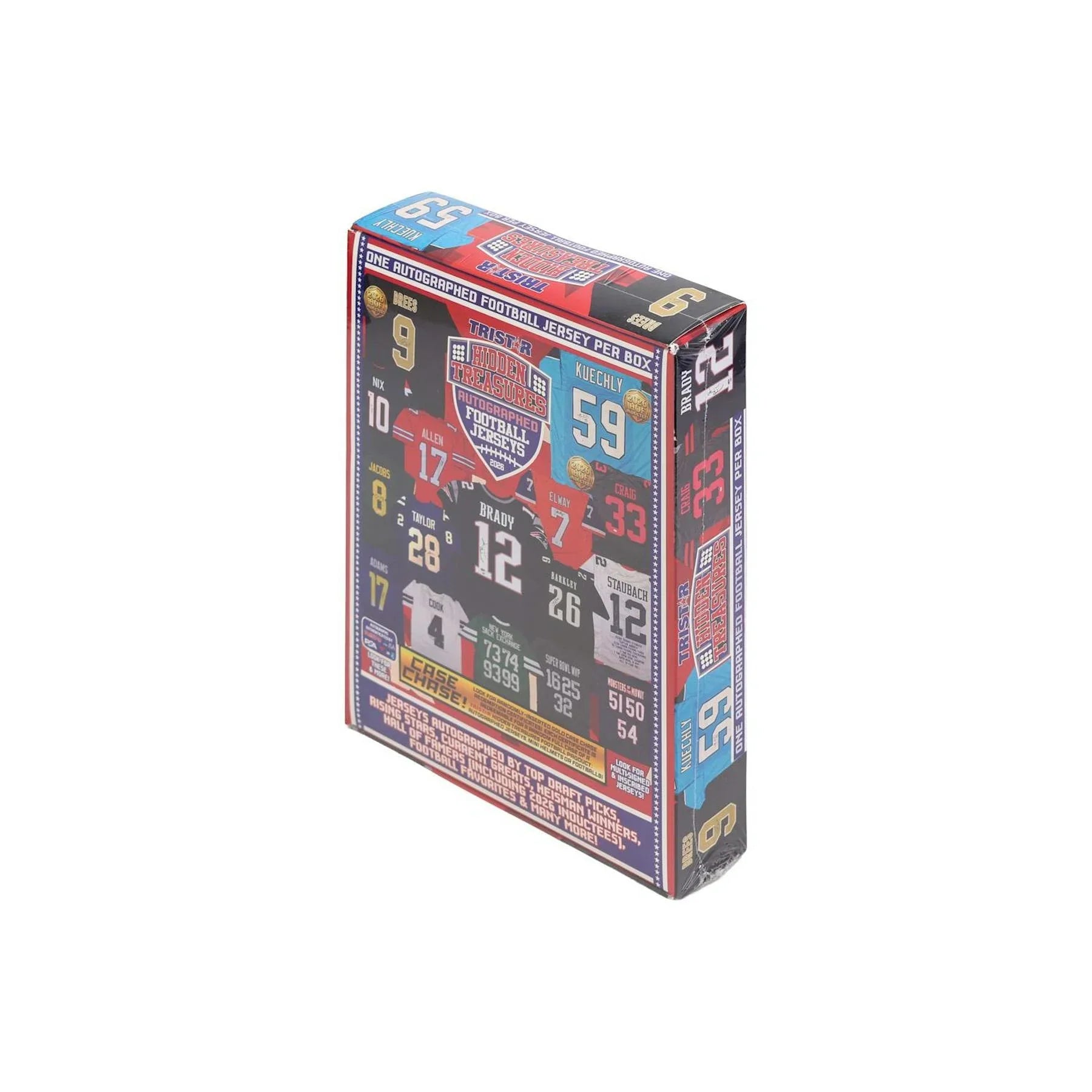 2026 TriStar Hidden Treasures Autographed Football Jersey Hobby 5 Box Case (Ships Sealed Only) - D1