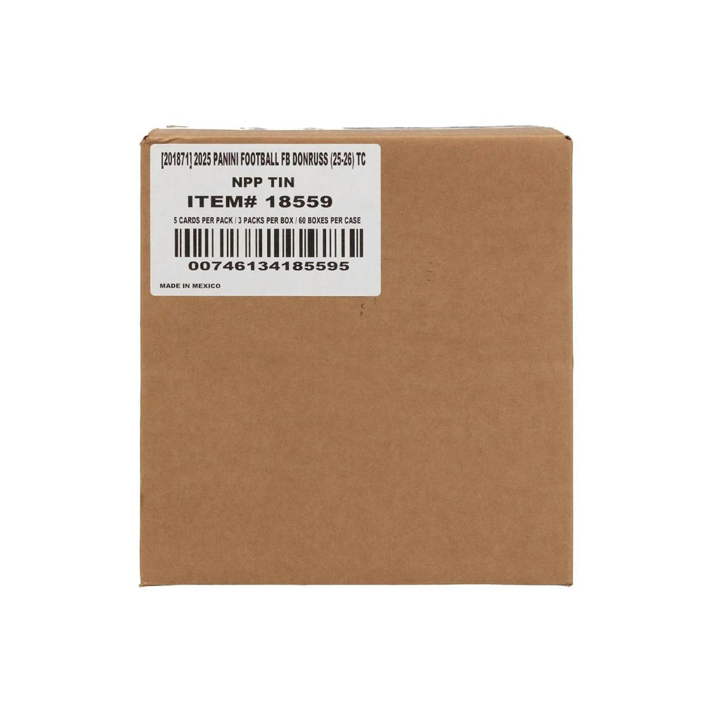2025 Panini Donruss Football Winter Holiday 60 Tin Case Box (Ships Sealed Only)