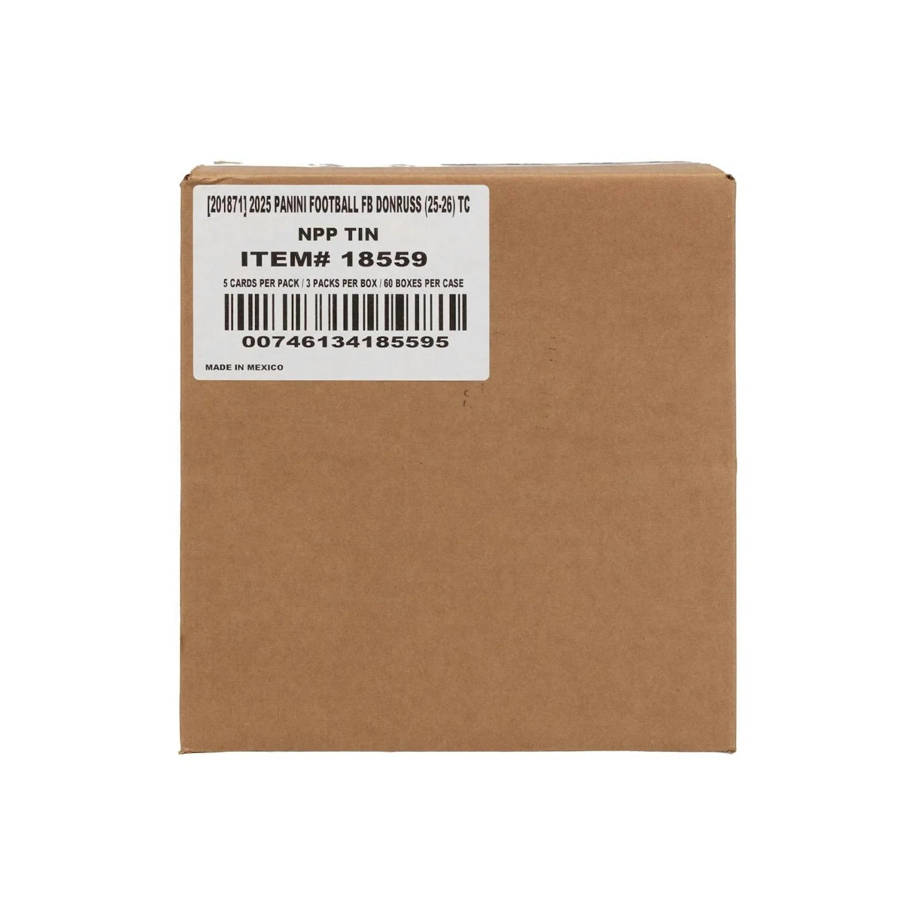 2025 Panini Donruss Football Winter Holiday 60 Tin Case Box (Ships Sealed Only)