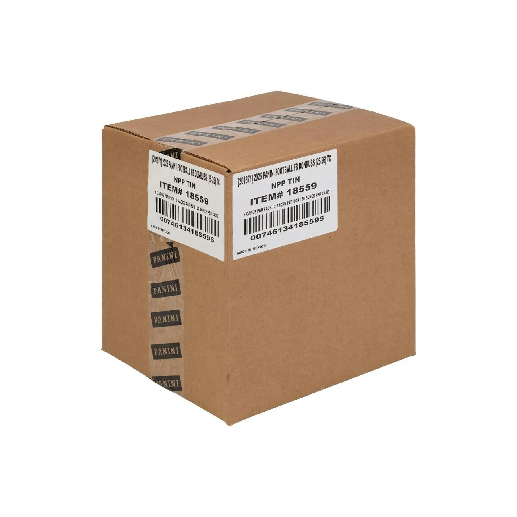 2025 Panini Donruss Football Winter Holiday 60 Tin Case Box (Ships Sealed Only)