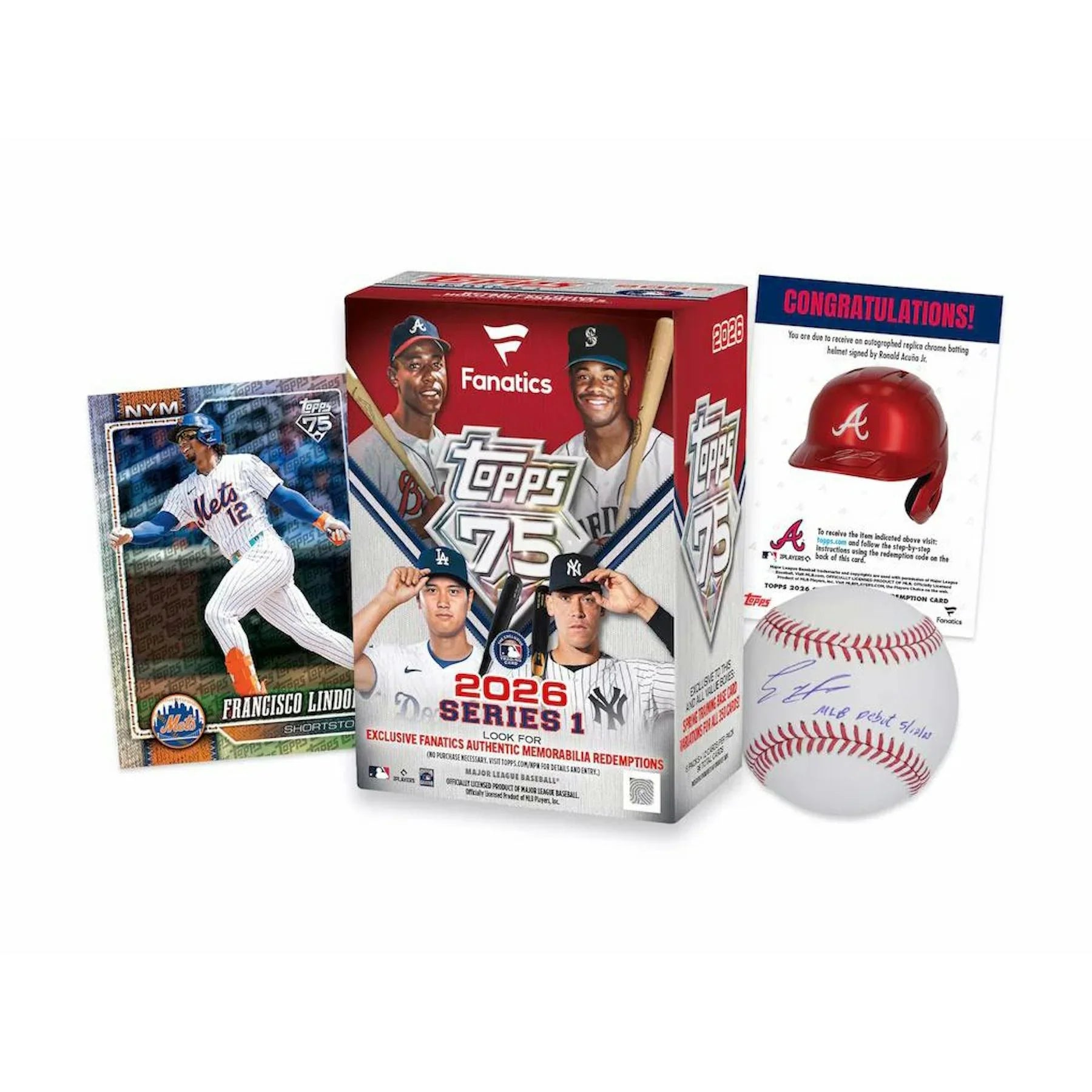 2026 Topps Series 1 Baseball Fanatics Blaster 40 Box Case (Ships Sealed Only) - D1