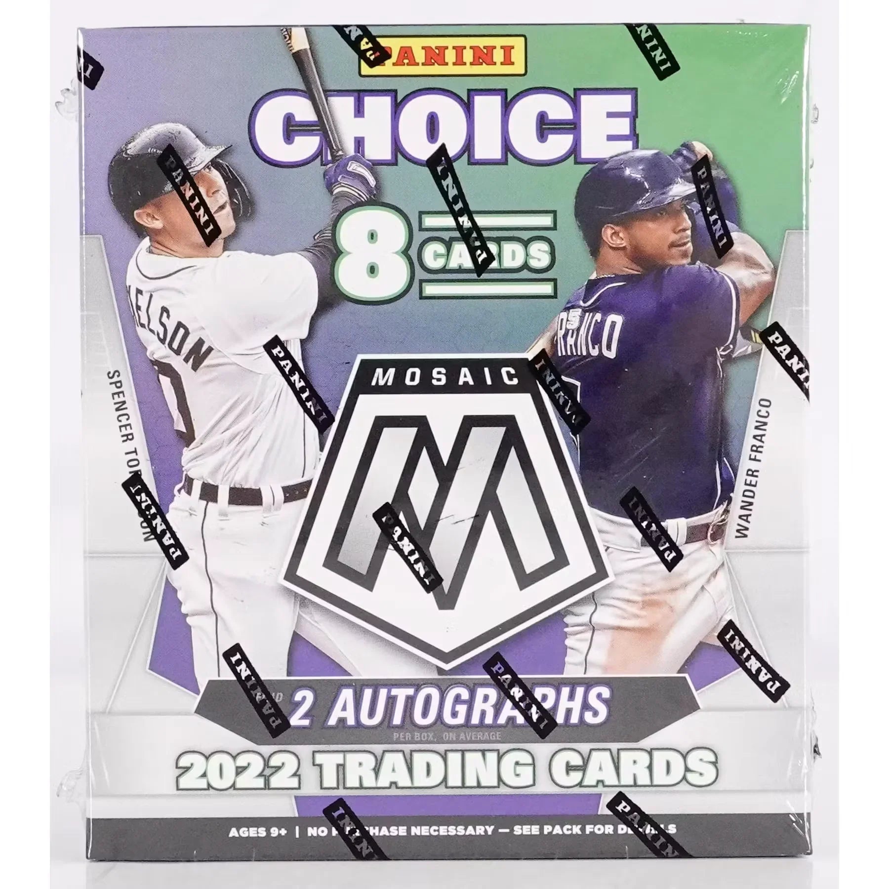 2022 Panini Mosaic Choice Baseball Hobby Box (Ships Sealed Only)