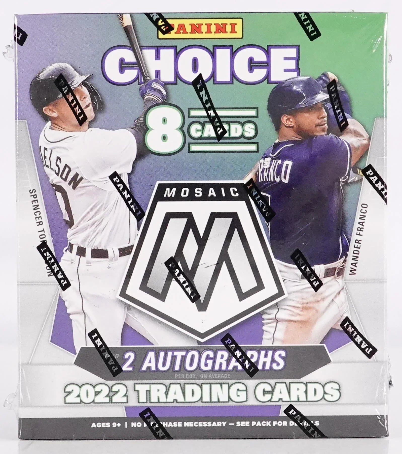 2022 Panini Mosaic Choice Baseball Hobby Box (Ships Sealed Only)