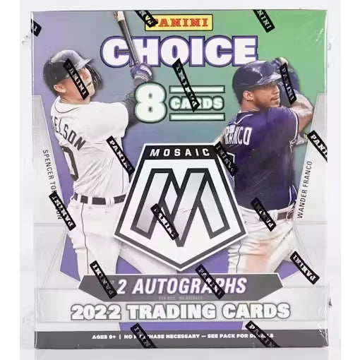 2022 Panini Mosaic Choice Baseball Hobby Box (Ships Sealed Only)