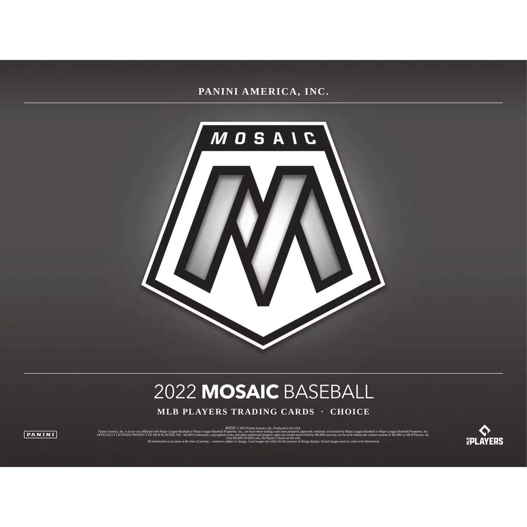 2022 Panini Mosaic Choice Baseball Hobby Box (Ships Sealed Only)