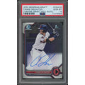 Chase DeLauter 2022 Bowman Chrome Draft Rookie Auto | PSA 10 Gem Mint