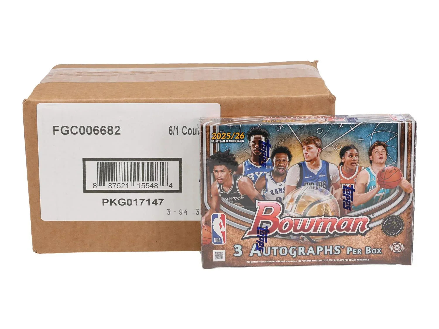 2025 26 Bowman Basketball Delight 6 Box Case (Ships Sealed Only)