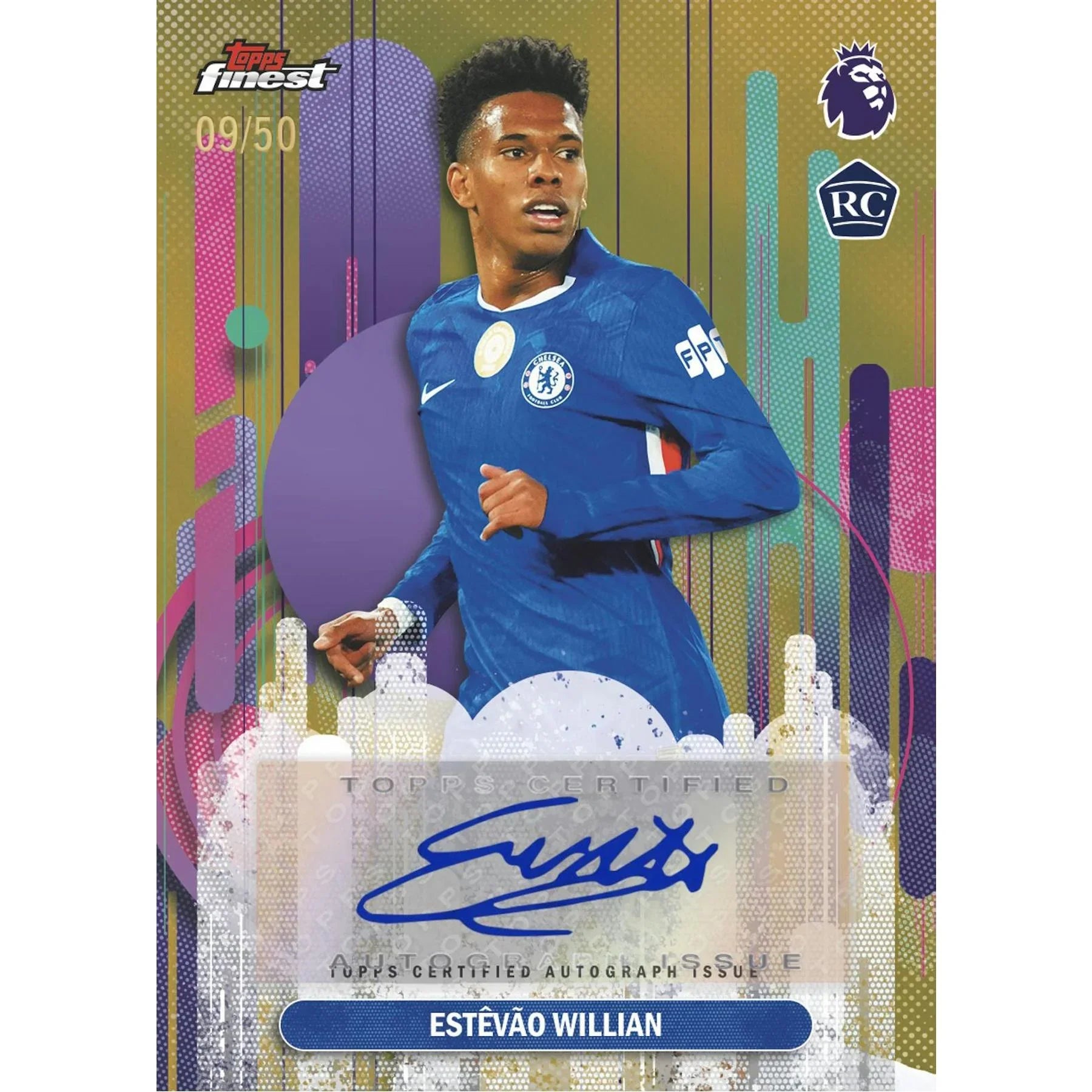 2025 26 Topps Finest Premier League Hobby Box (Ships Sealed Only)