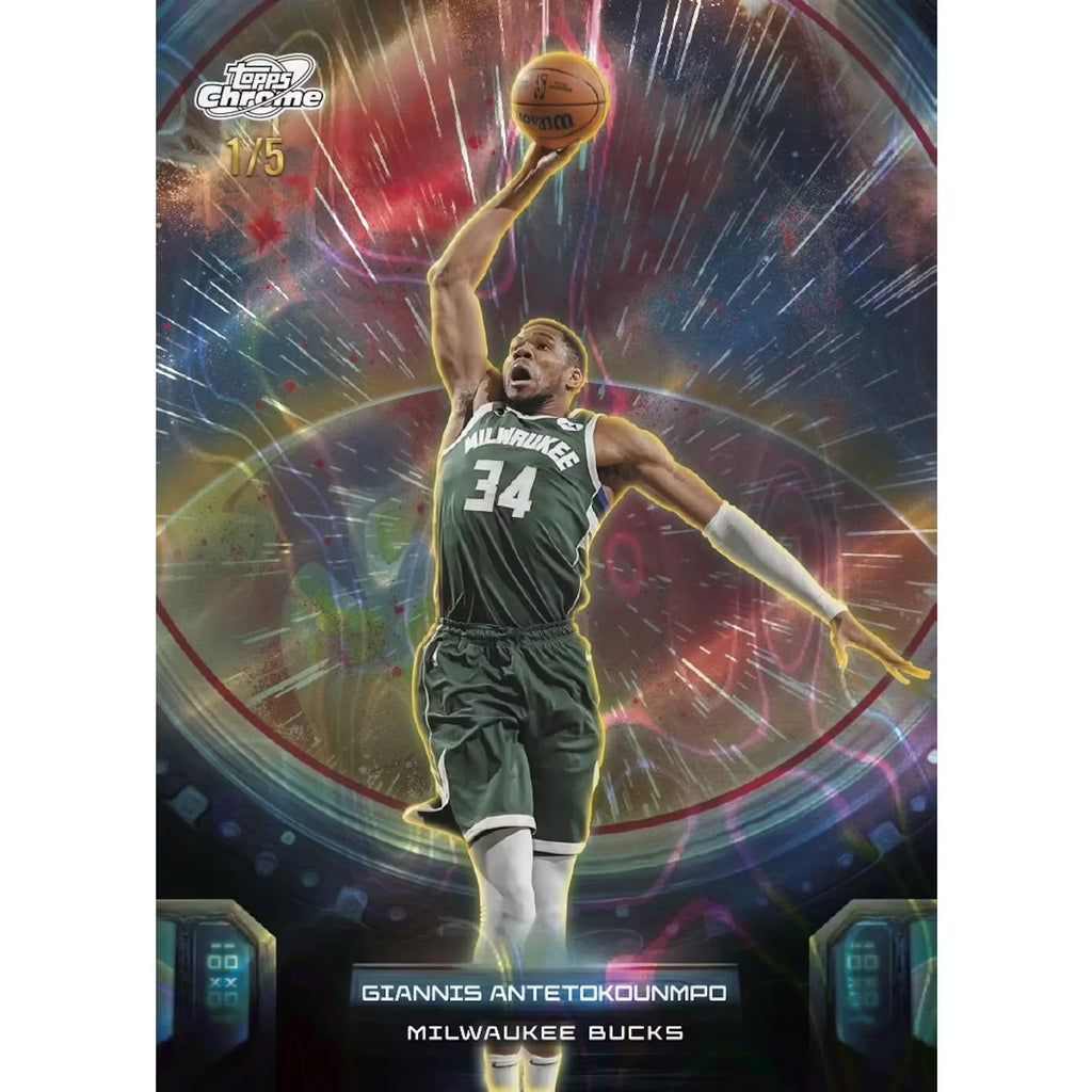 2025 26 Topps Cosmic Chrome Basketball Hobby Box First Day Issue (Ships Sealed Only)