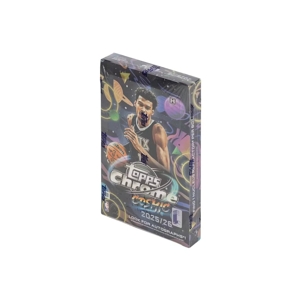 2025 26 Topps Cosmic Chrome Basketball Hobby Box First Day Issue (Ships Sealed Only)