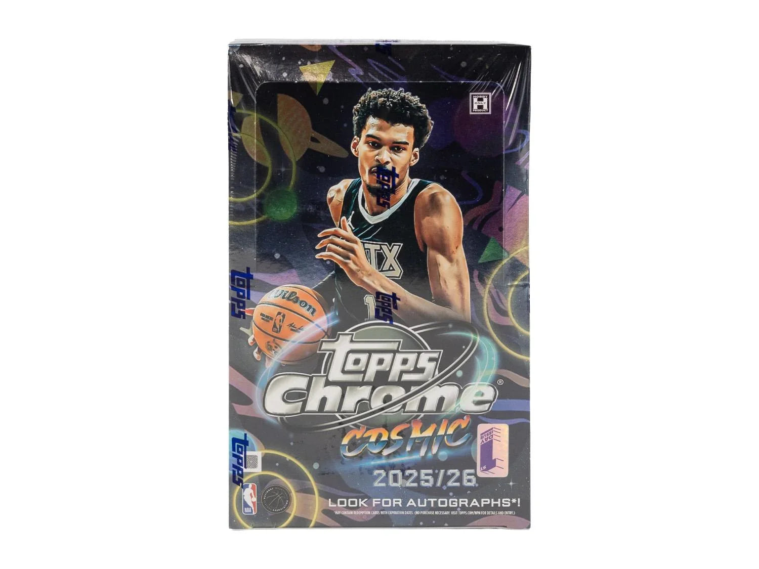 2025 26 Topps Cosmic Chrome Basketball Hobby Box First Day Issue (Ships Sealed Only)