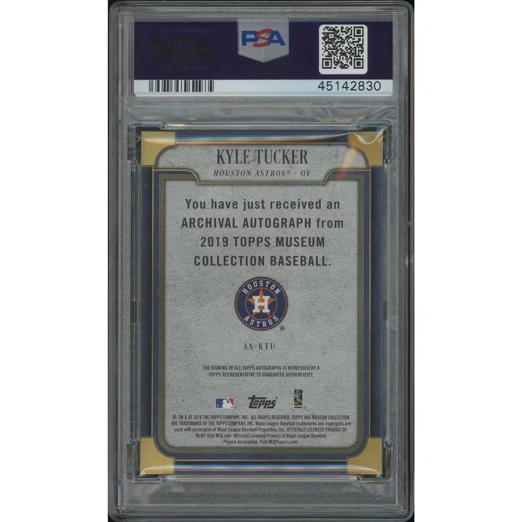 Kyle Tucker 2019 Topps Museum Collection Rookie Autograph | PSA 7 NM #109