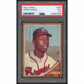 1962 Topps #320 Hank Aaron Baseball Card | PSA 3.5