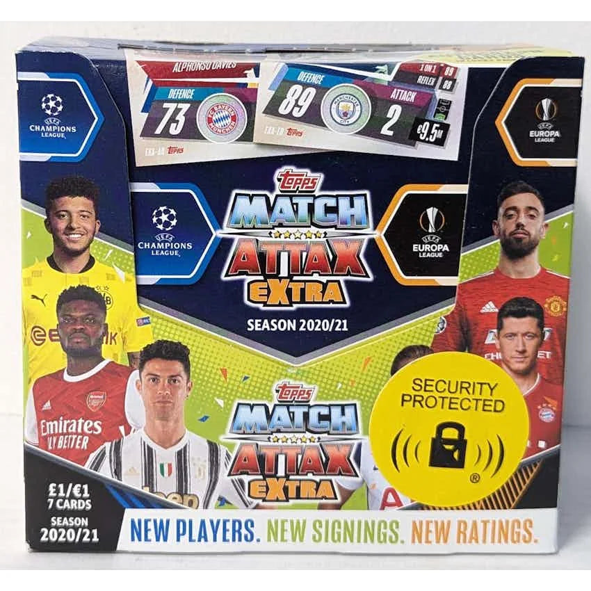 2020 21 Topps Match Attax Extra Soccer Hobby Box (Ships Sealed Only)
