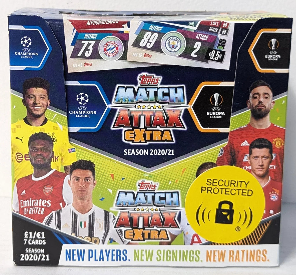 2020 21 Topps Match Attax Extra Soccer Hobby Box (Ships Sealed Only)