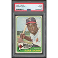 Hank Aaron 1965 Topps #170 Baseball Card | PSA 4
