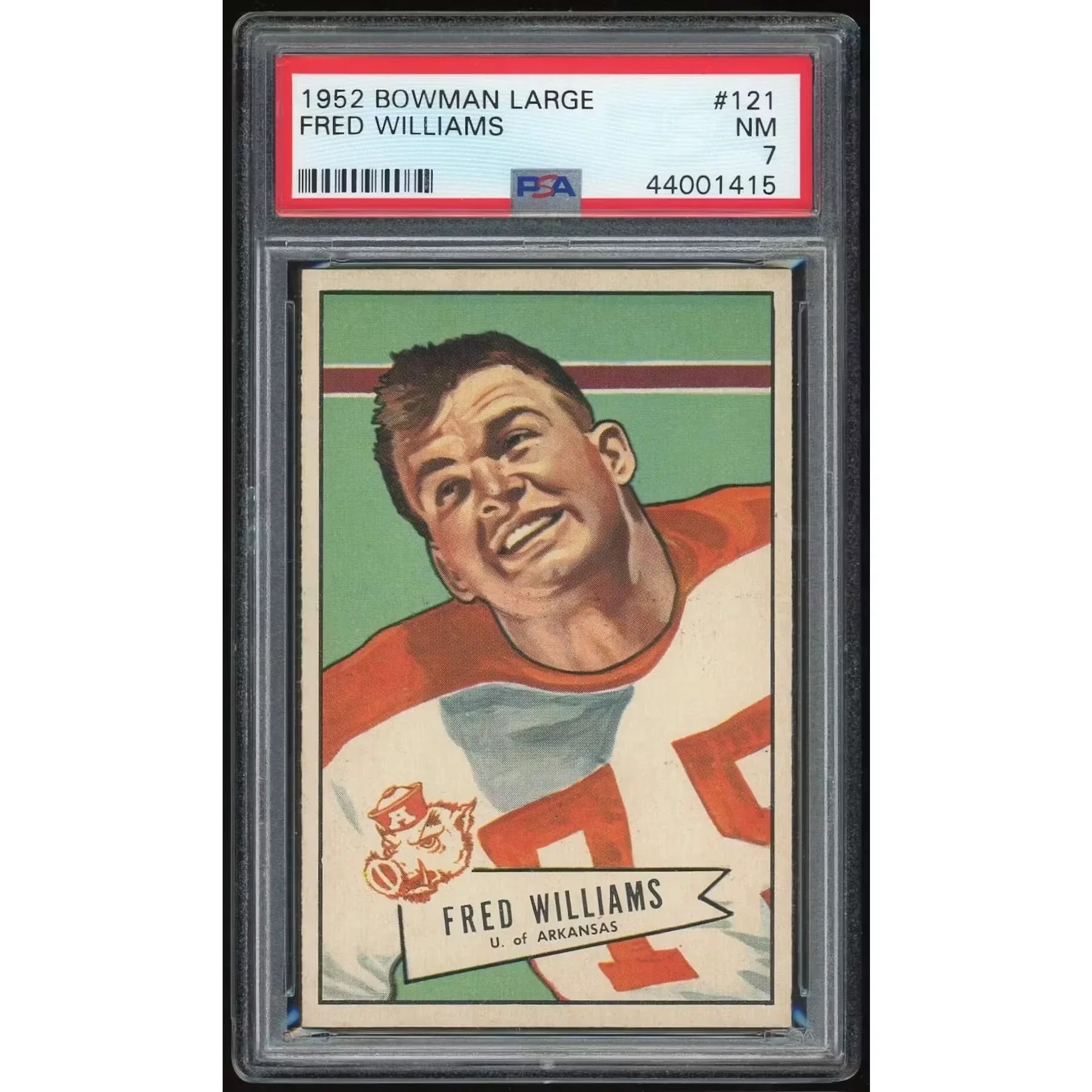 Fred Williams 1952 Bowman Large #121 | PSA 7