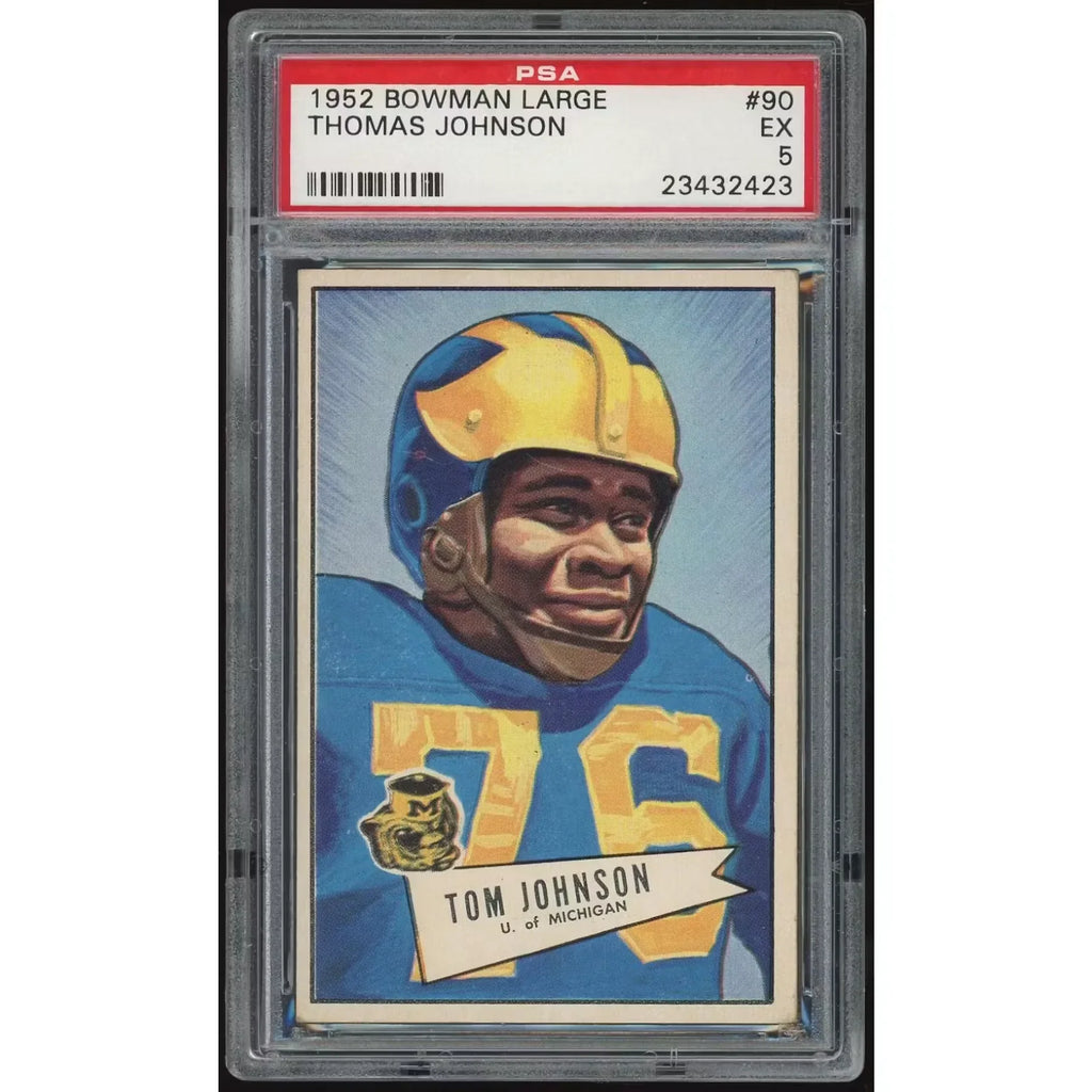 1952 Bowman Large #90 Thomas Johnson | PSA 5
