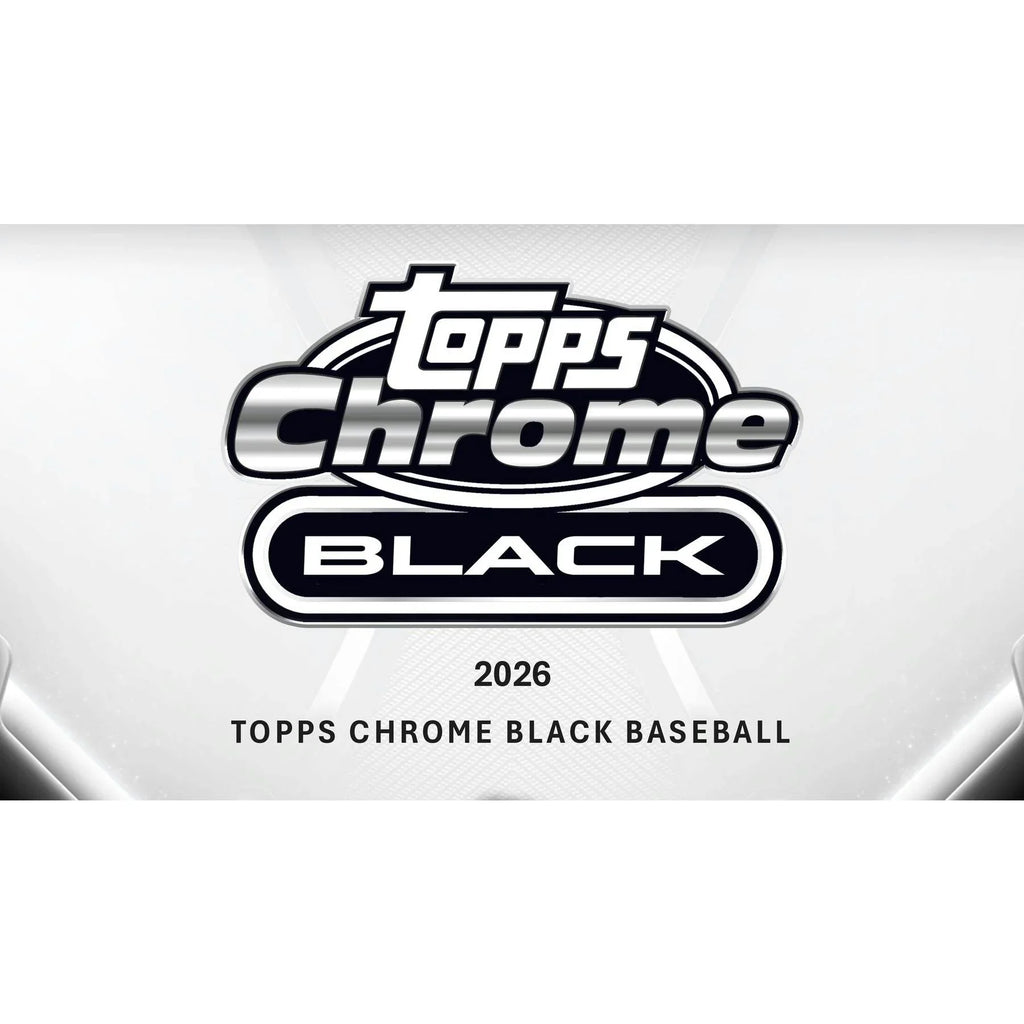 2026 Topps Chrome Black Baseball Hobby Box (Ships Sealed Only) - D