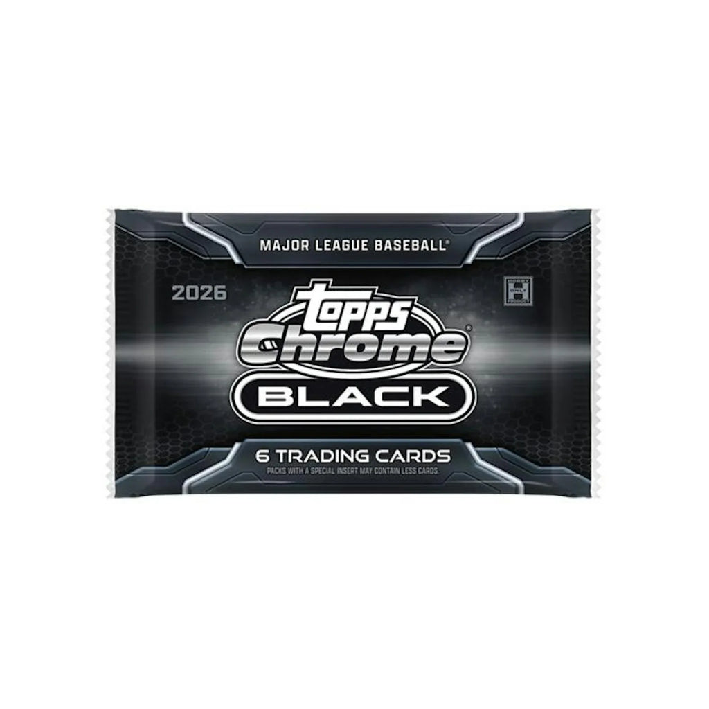 2026 Topps Chrome Black Baseball Hobby Box (Ships Sealed Only) - D