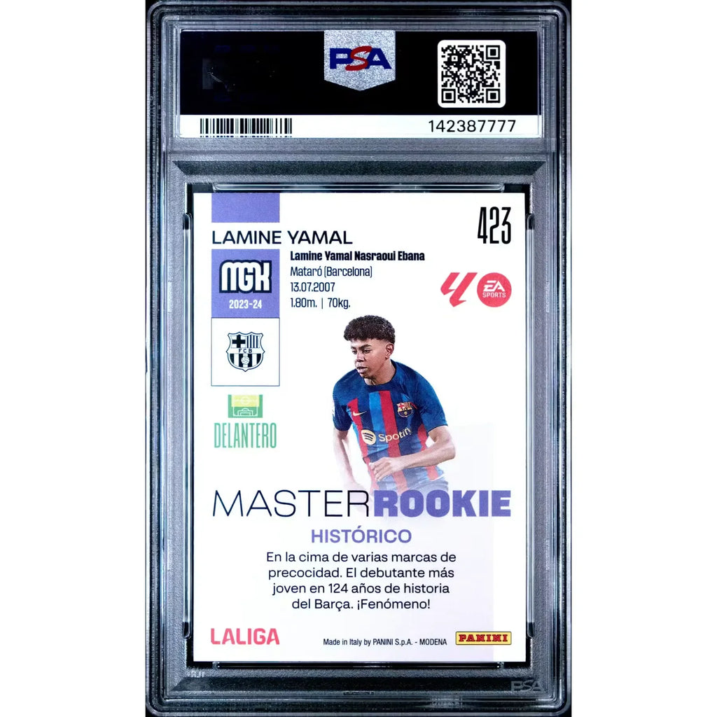 Lamine Yamal 2023-24 Panini Megacracks #423 | PSA 9 Rookie