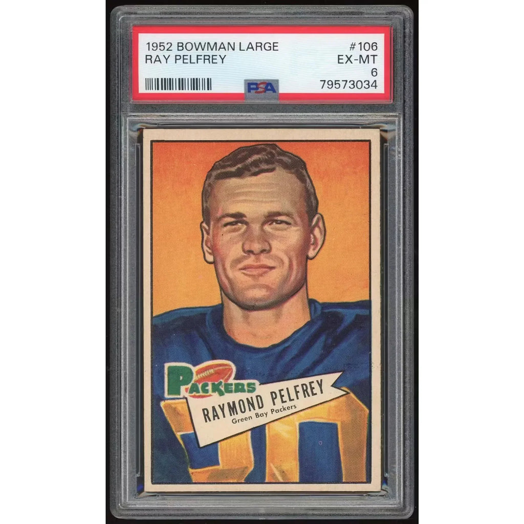 1952 Bowman Large #106 Ray Pelfrey | PSA 6