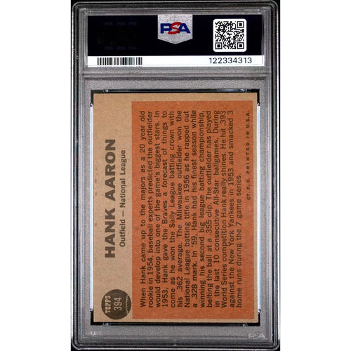 1962 Topps Hank Aaron All Star #394 | PSA 3