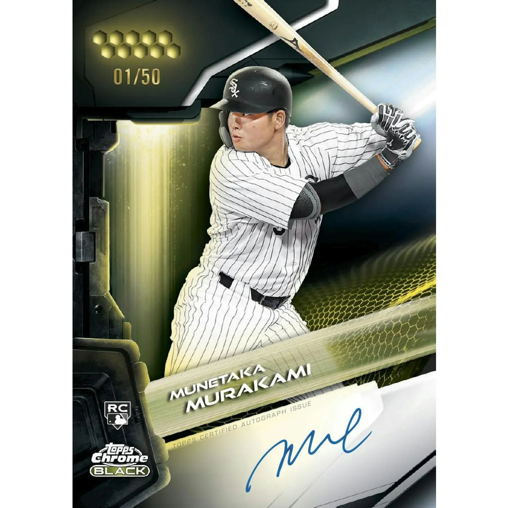 2026 Topps Chrome Black Baseball Hobby 12 Box Case (Ships Sealed Only) - D