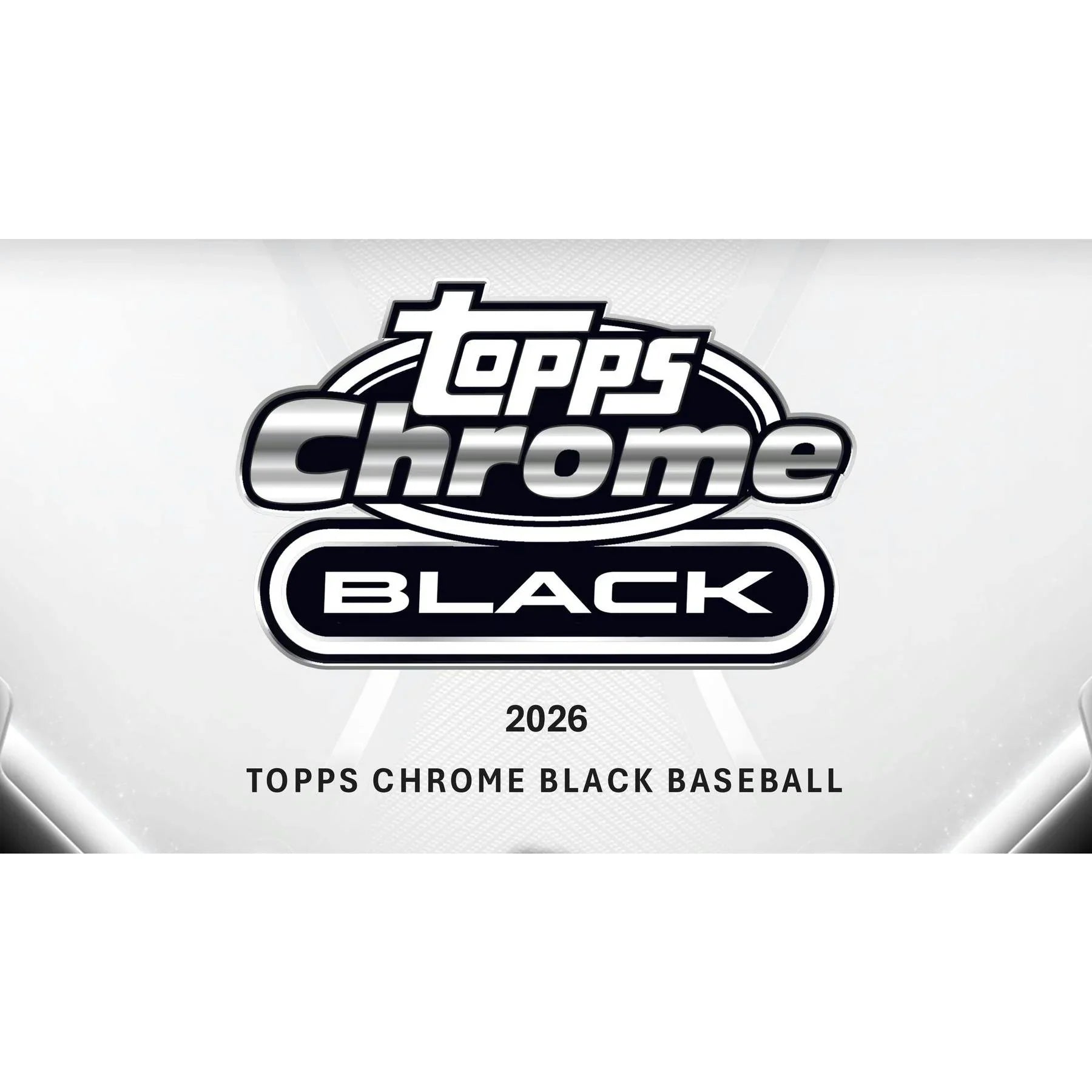 2026 Topps Chrome Black Baseball Hobby 12 Box Case (Ships Sealed Only) - D