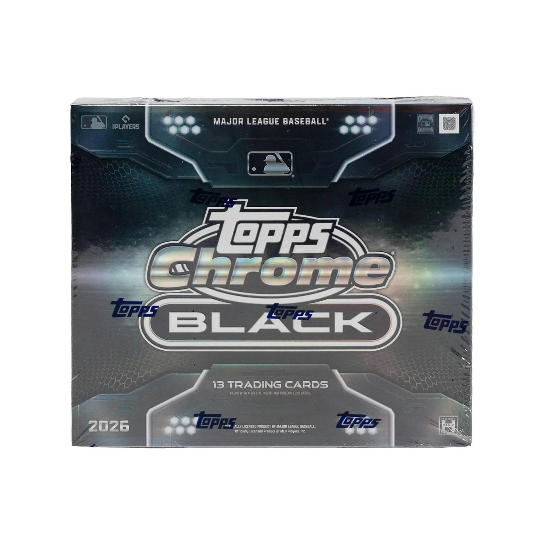 2026 Topps Chrome Black Baseball Hobby 12 Box Case (Ships Sealed Only) - D