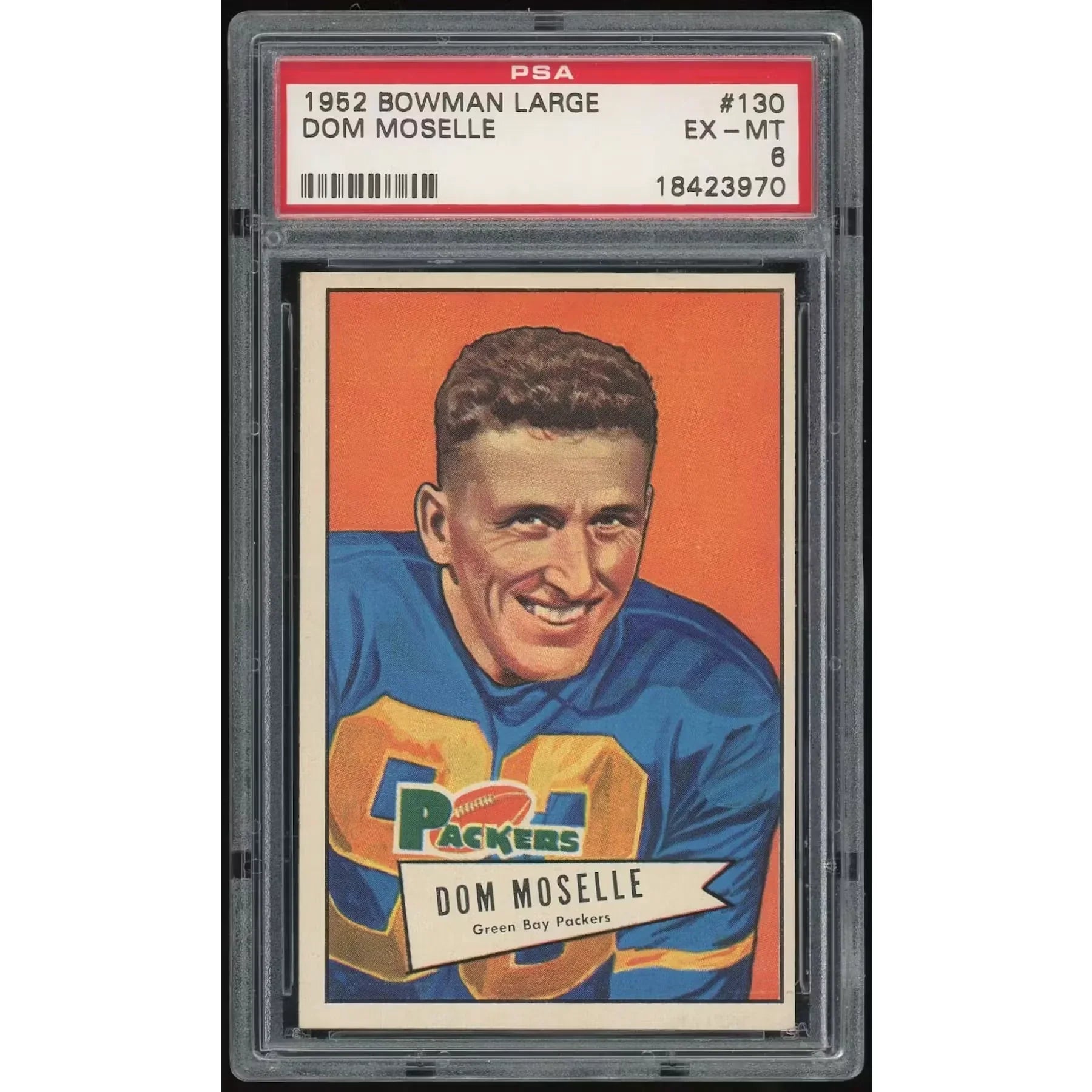 1952 Bowman Large #130 Dom Moselle | PSA 6