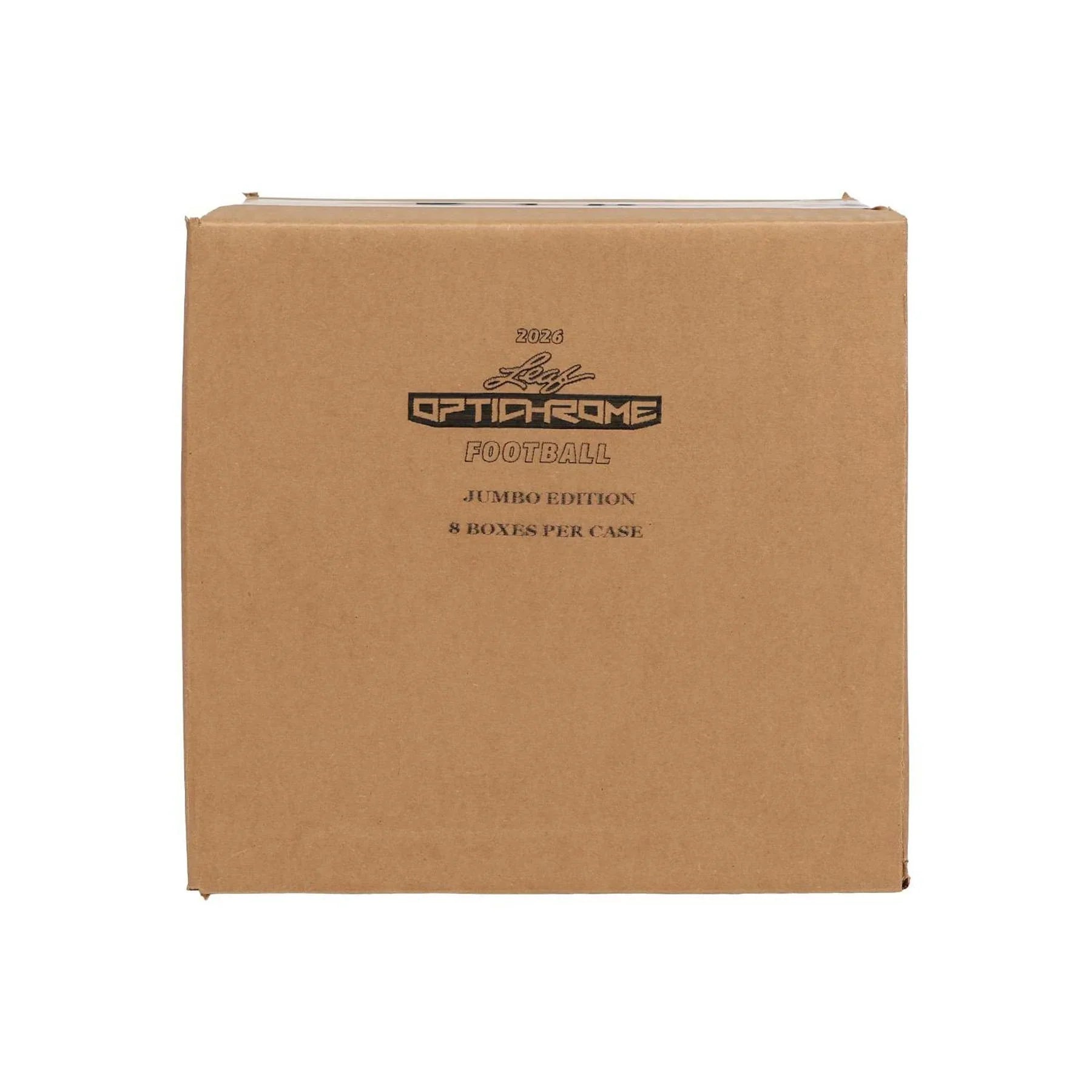 2026 Leaf Optichrome Football Hobby Jumbo 8 Box Case (Ships Sealed Only)