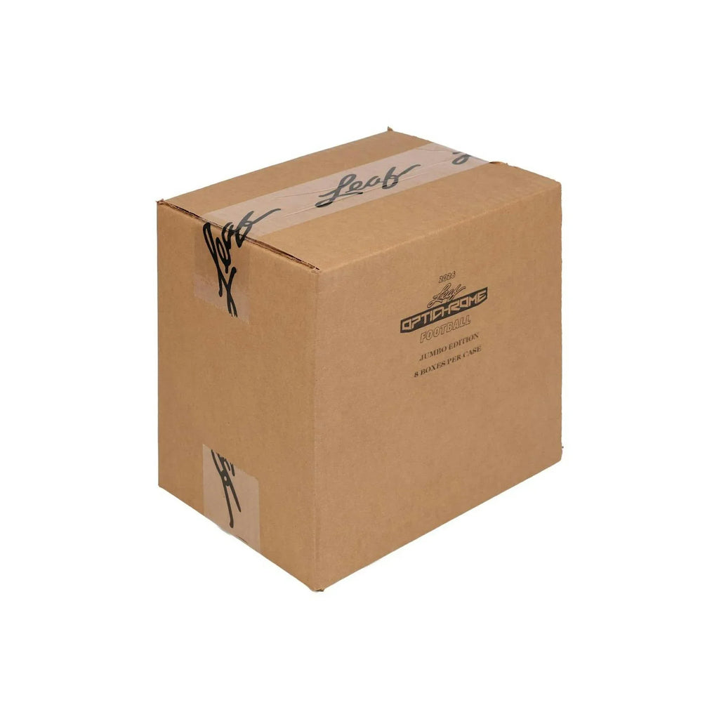2026 Leaf Optichrome Football Hobby Jumbo 8 Box Case (Ships Sealed Only)