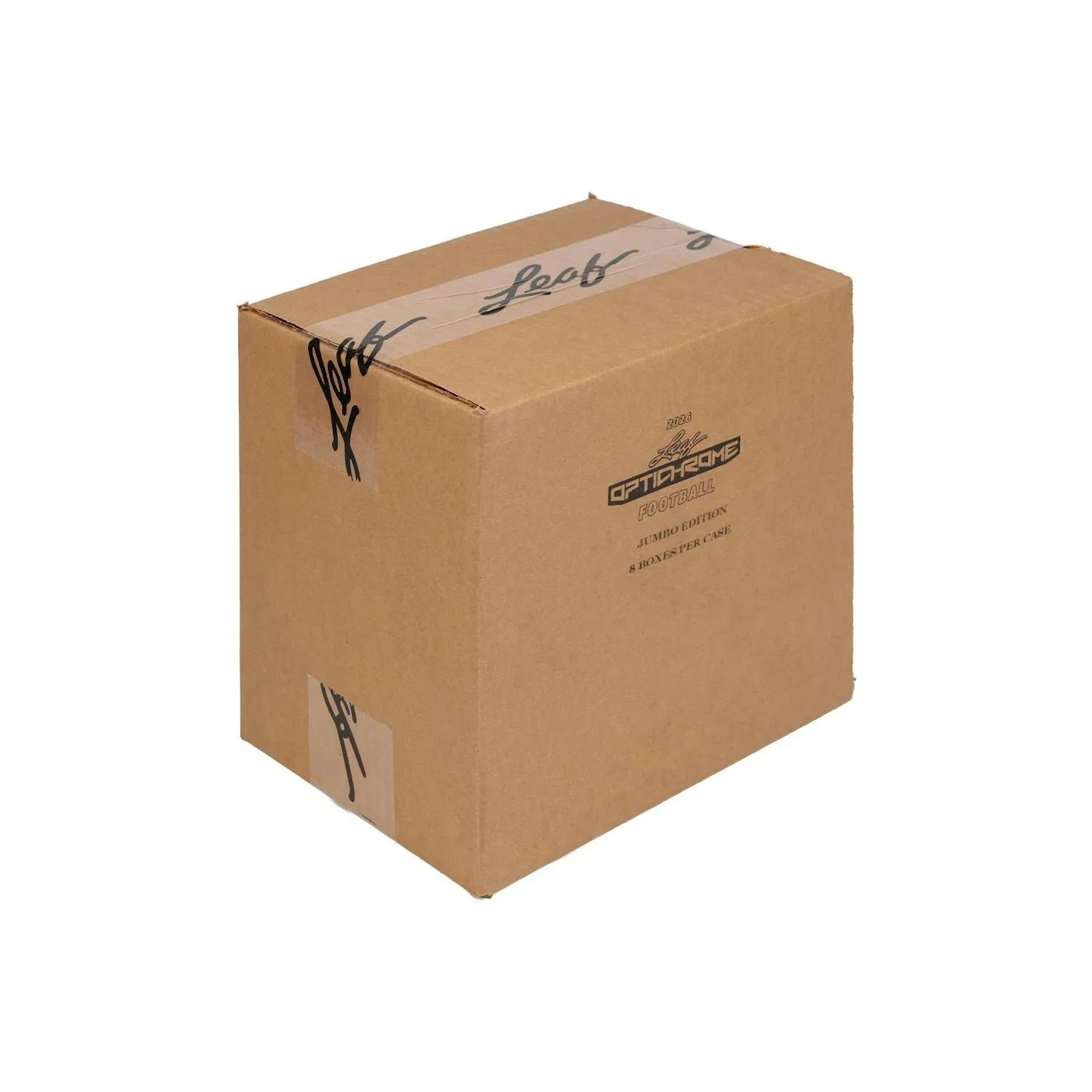 2026 Leaf Optichrome Football Hobby Jumbo 8 Box Case (Ships Sealed Only)