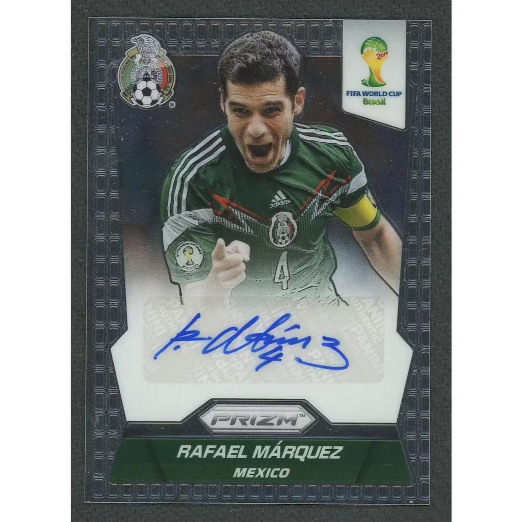 Rafael Marquez Signed 2014 Panini Prizm World Cup Card