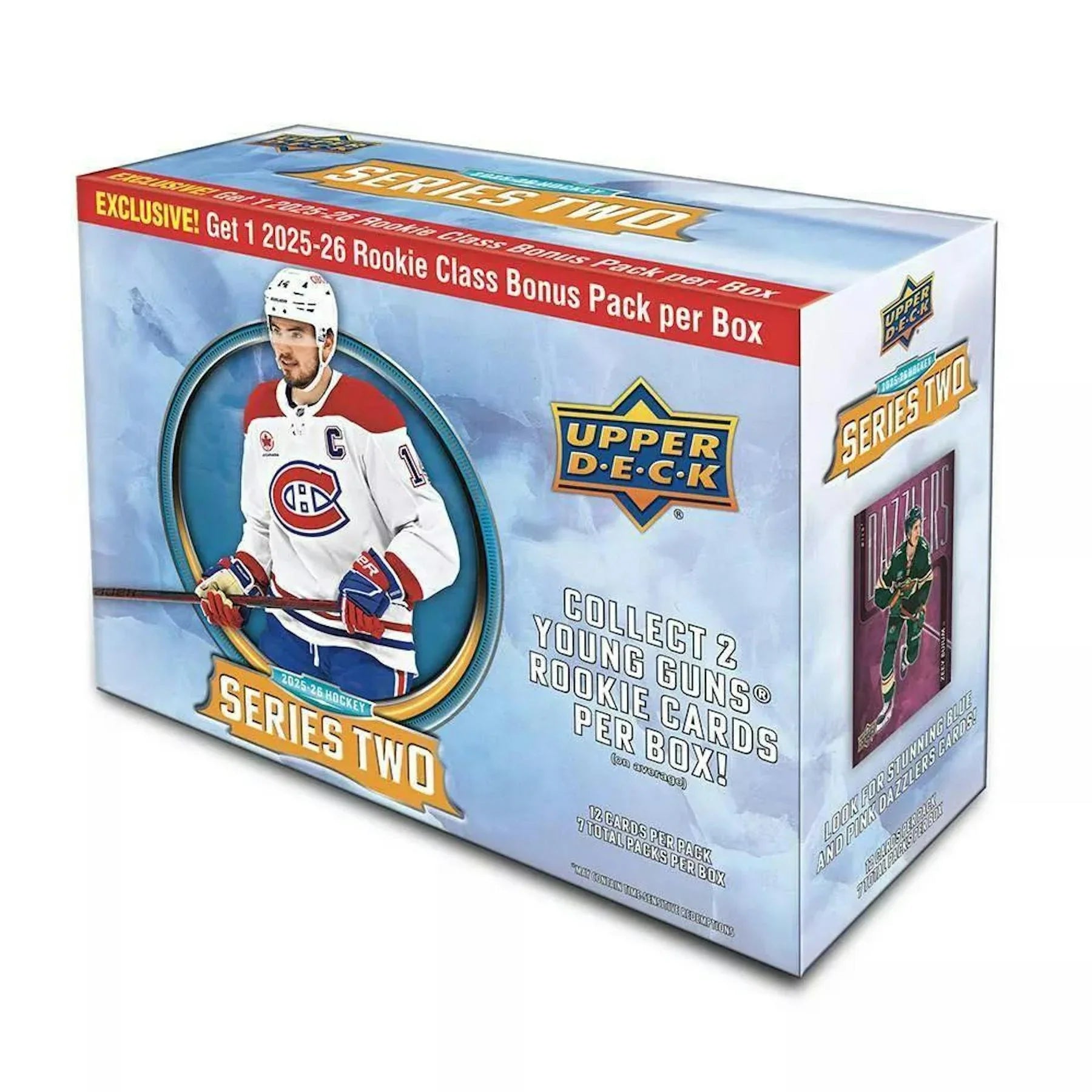 2025 26 Upper Deck Series 2 Hockey Mega Box Rookie Class Bonus Pack (Ships Sealed Only) - D1