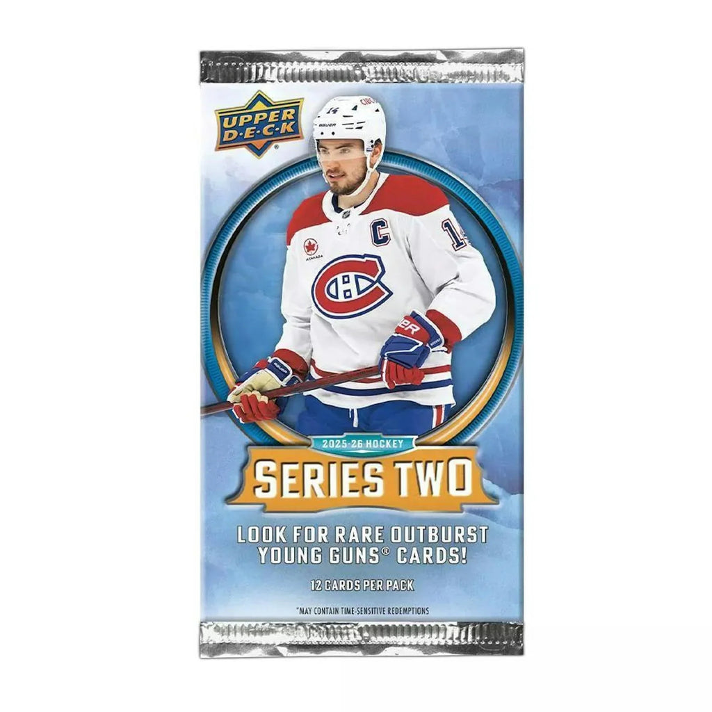 2025 26 Upper Deck Series 2 Hockey Mega Box Rookie Class Bonus Pack (Ships Sealed Only) - D1