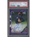 Luis Gil Signed 2019 Bowman Chrome Purple Refractor Rookie #140 Card | PSA 9