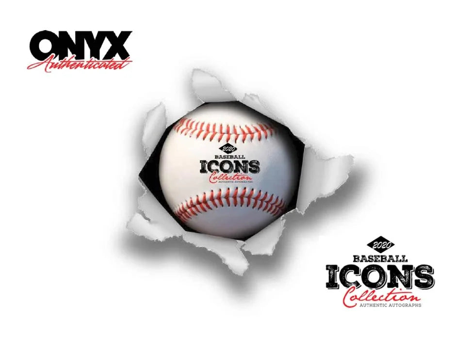 2020 Onyx Icons Baseball Legends Hobby Box (Ships Sealed Only)