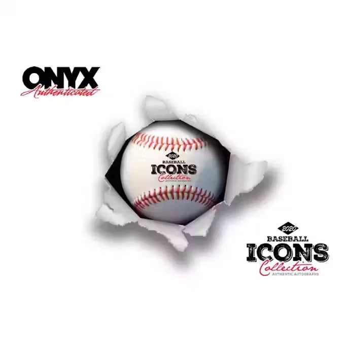 2020 Onyx Icons Baseball Legends Hobby Box (Ships Sealed Only)