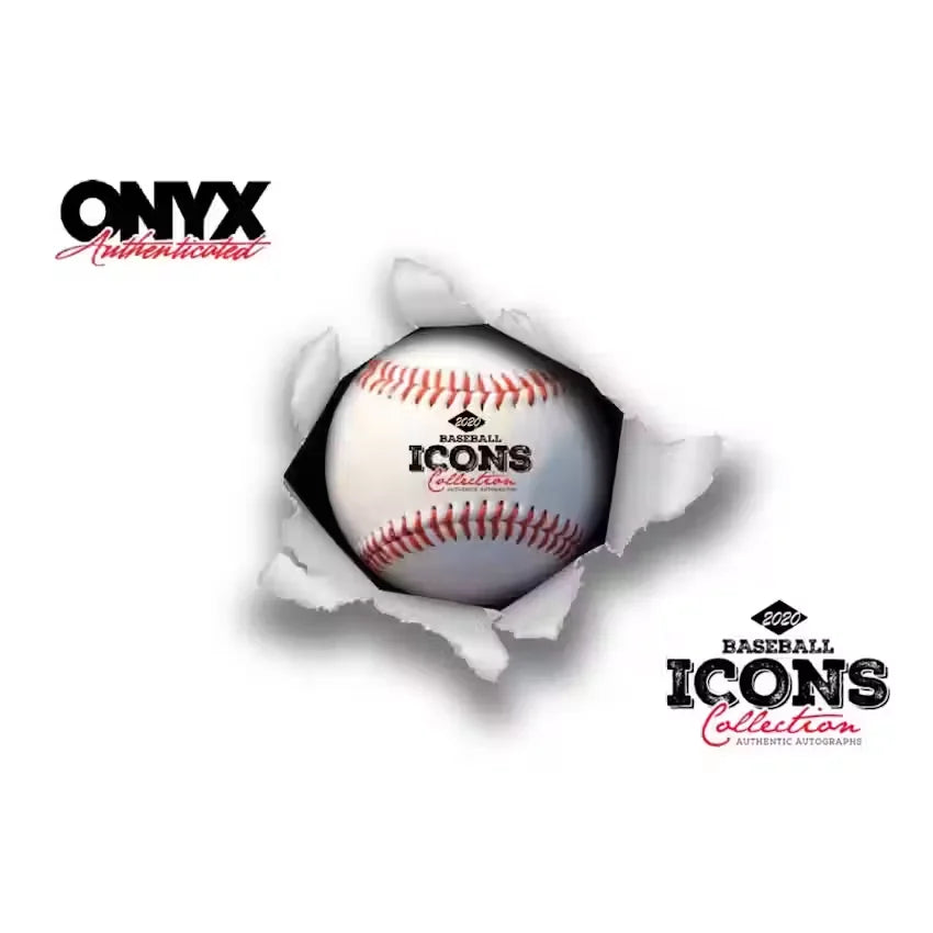 2020 Onyx Icons Baseball Legends Hobby Box (Ships Sealed Only)