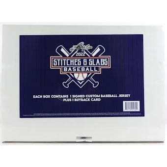 2022 Leaf Stitches and Slabs Baseball Hobby Box (Ships Sealed Only)