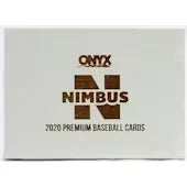 2020 Onyx Nimbus Baseball Hobby Box (Ships Sealed Only)
