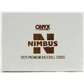 2020 Onyx Nimbus Baseball Hobby Box (Ships Sealed Only)