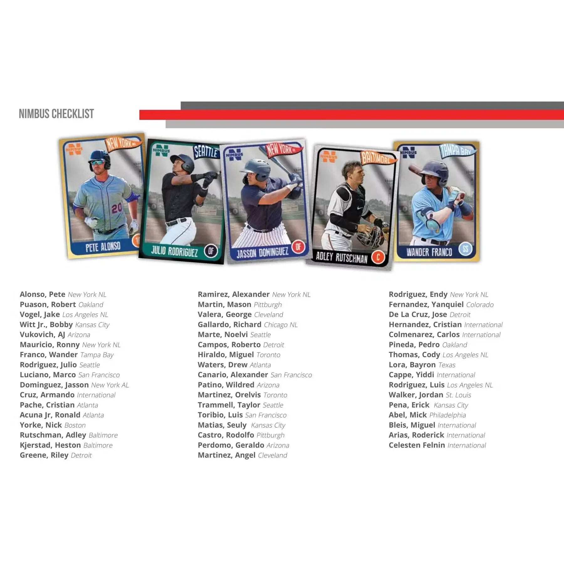 2020 Onyx Nimbus Baseball Hobby Box (Ships Sealed Only)