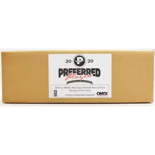 2020 Onyx Preferred Players Collection Baseball 3 Box Hobby Case (Ships Sealed Only)
