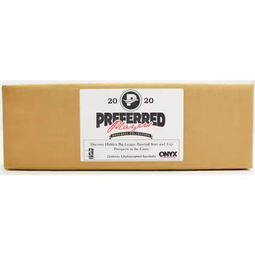 2020 Onyx Preferred Players Collection Baseball 3 Box Hobby Case (Ships Sealed Only)